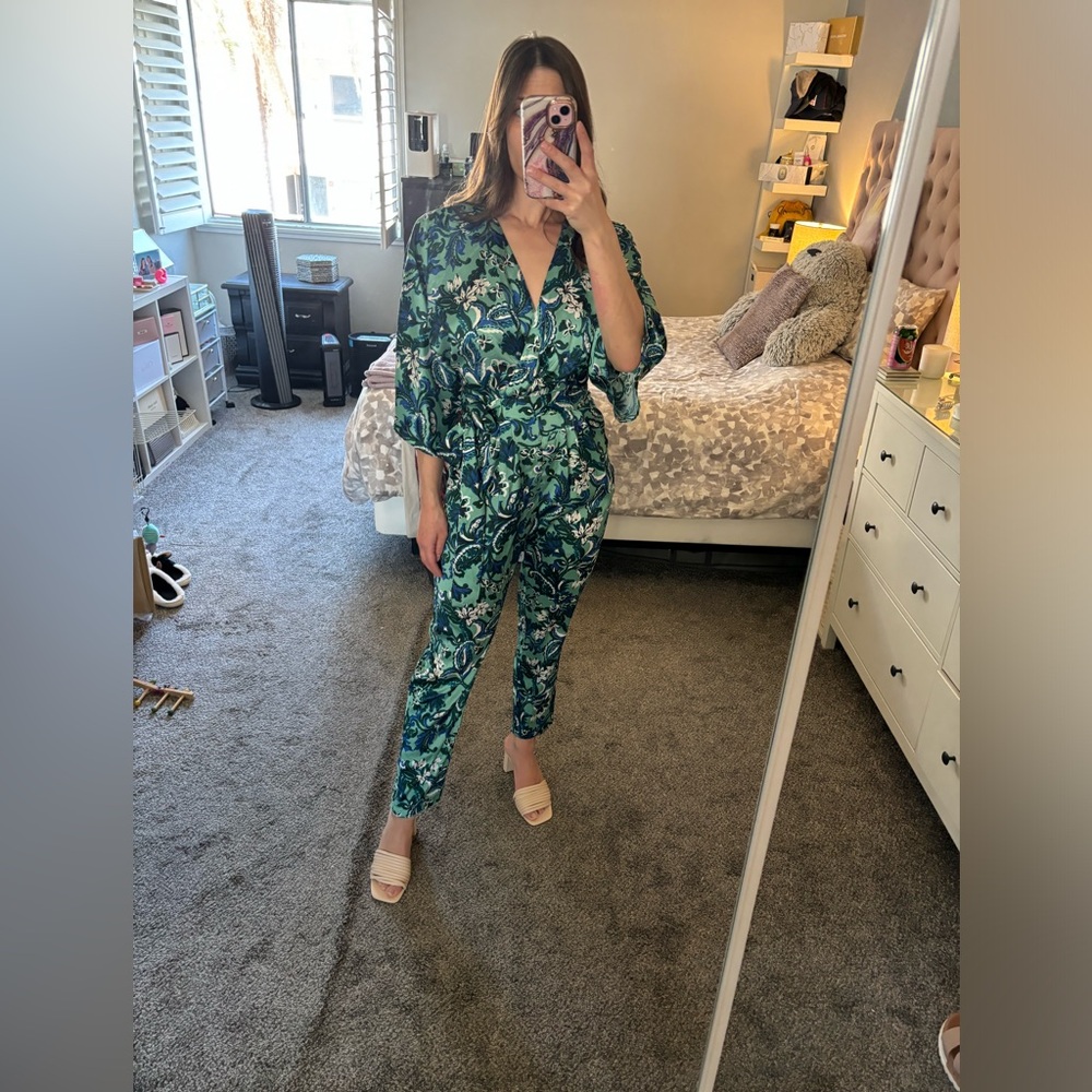NWT - ZARA FLORAL JUMPSUIT
